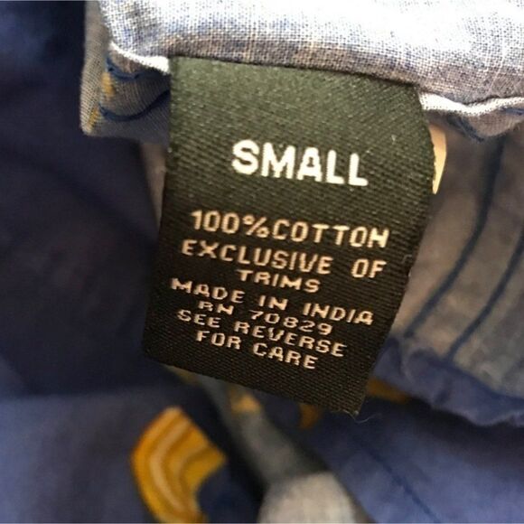 CARBON Banana Novelty Print Shirt Sz S Short Sleeve Collared Popover Pullover - Picture 5 of 6